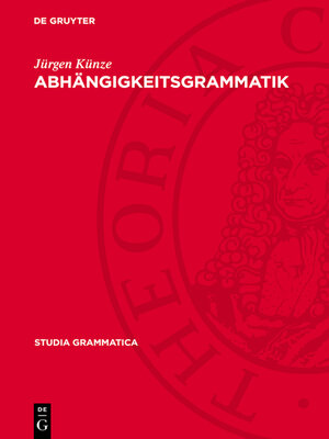 cover image of Abhängigkeitsgrammatik